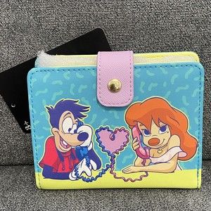 Loungefly Disney Goofy Movie Max & Roxanne Love Small Wallet NWT